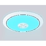 Музыкальный светодиодный светильник Ambrella light FZ710 WH белый IP20 40W 3000-6500K+RGB Music 370*56 (ПДУ ИК), фото3