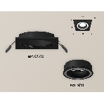 Комплект встраиваемого светильника Ambrella light XC7632040 SBK черный песок MR16 GU5.3 (C7632, N7111), фото 1