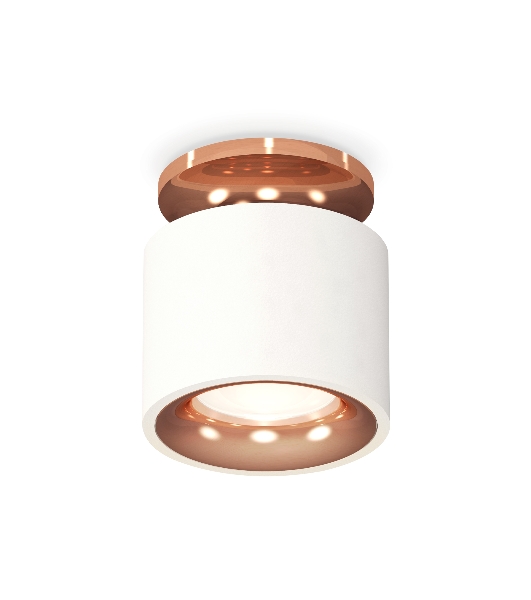 Светильник Ambrella Light XS7510141 SWH/PPG белый песок/золото розовое полированное MR16 GU5.3 (N7930, C7510, N7015)