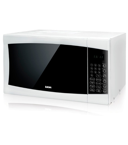 Микроволновая печь BBK 23MWS-915S/W белый, 23 л, 900 Вт, переключатели - сенсор