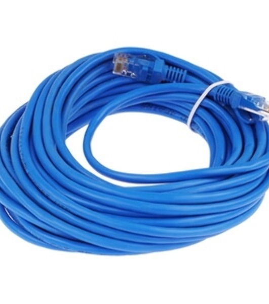 Патч-корд UTP Cablexpert PP12-10M/B cat.5e, 10м, литой, многожильный, синий
