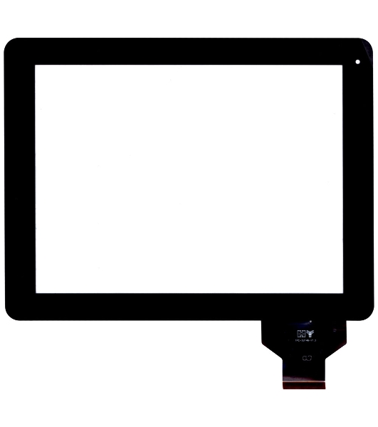 Сенсорное стекло (тачскрин) для DNS AirTab M975w, черное
