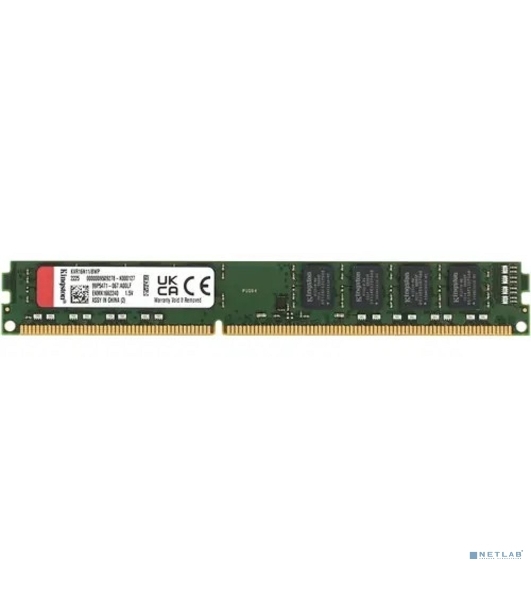 Оперативная память Kingston ValueRAM, DDR3, 8GB (1x8GB), 1600MHz, CL11, DIMM