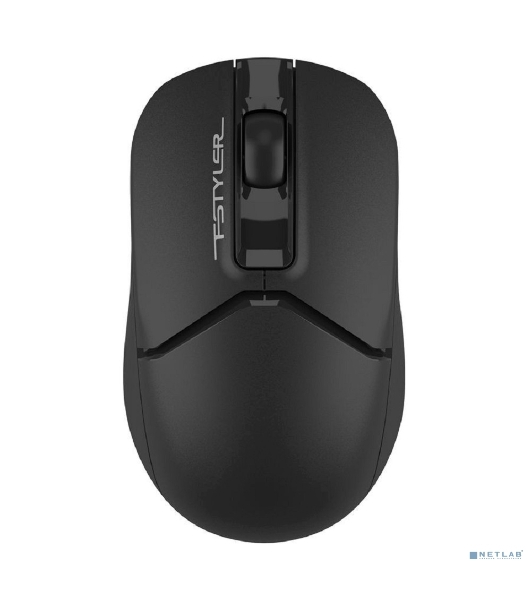 Мышь беспроводная A4Tech Fstyler FG12S черный, 1200 dpi, радиоканал, USB, кнопки - 3