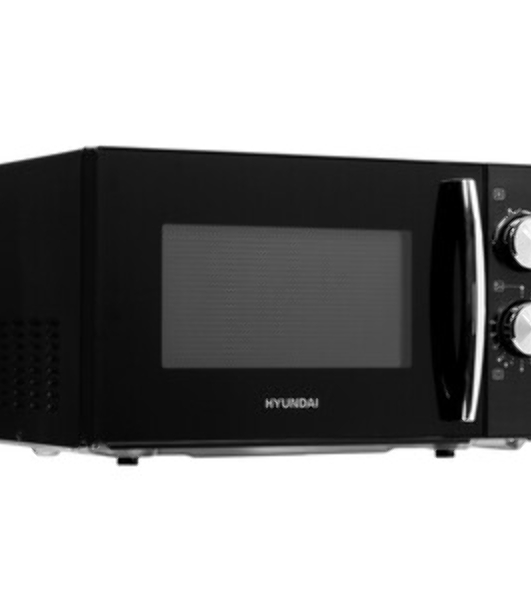Микроволновая печь Hyundai HYM-M2050 черный, 20 л, 700 Вт, переключатели - поворотный механизм