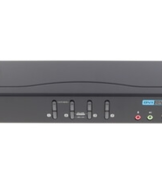 Переключатель ATEN KVM Switch CS1764A-AT-G 4-х портовый USB 2.0 DVI KVMP-переключатель (KVM Switch)