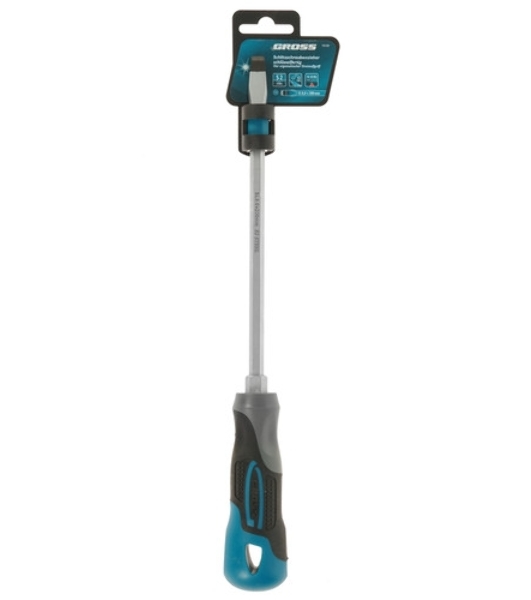Отвертка Gross 12123 SL8,0 x 200 мм S2, трехкомпонентная рукоятка