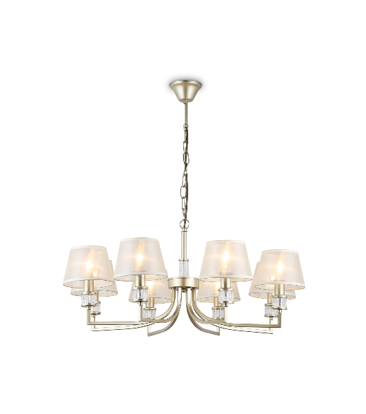 Люстра Ambrella light LH71217/8 CGD золото E14/8 max 40W D790*750
