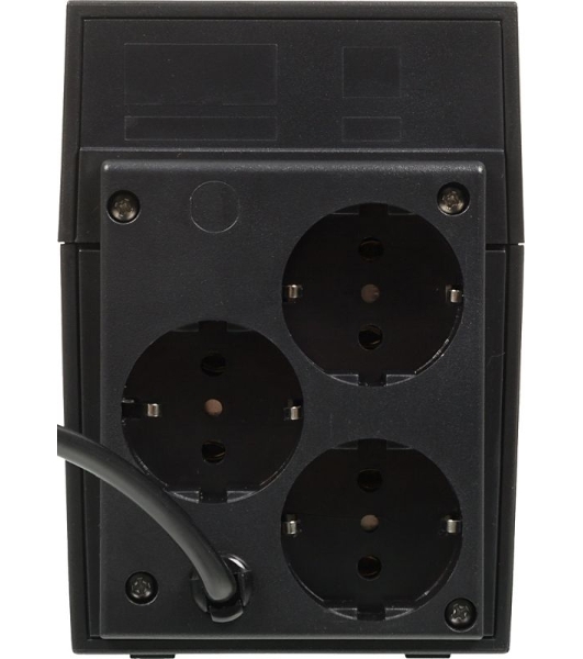 Источник бесперебойного питания Powercom Raptor RPT-600A EURO 360Вт 600ВА черный