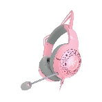 Гарнитура Razer Kraken Kitty V2 Quartz розовый, проводная, USB, подсветка, фото4