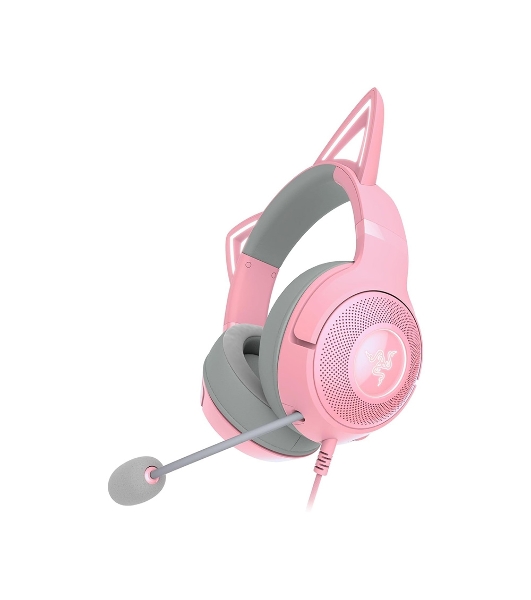Гарнитура Razer Kraken Kitty V2 Quartz розовый, проводная, USB, подсветка