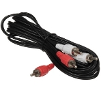 Кабель аудио Cablexpert CCA-2R2R-3M-N, 2xRCA/2xRCA, 3м, черный, пакет, фото3