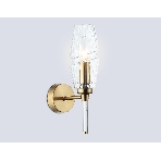 Настенный светильник Ambrella light LH55204 BS/CL латунь/прозрачный E14 max 40W 150*80*280, фото8