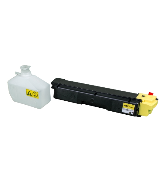 Картридж Sakura TK580Y для Kyocera Mita FS-5150DN/5250DN, желтый, 2800 к.