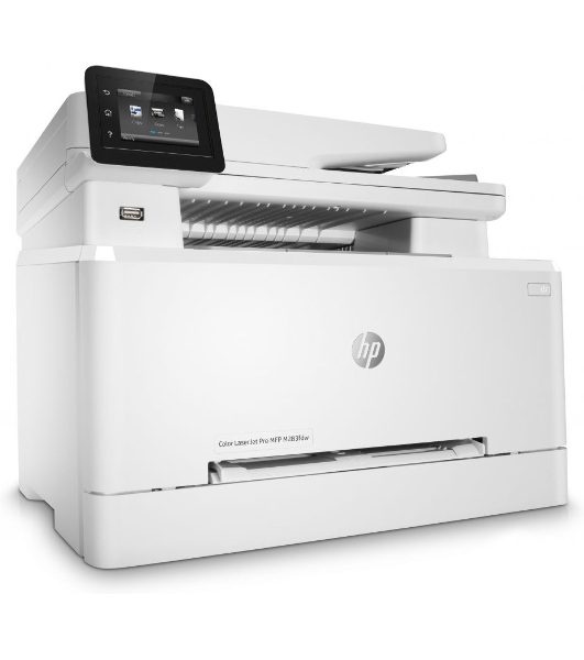 МФУ лазерное HP Color LaserJet Pro M283fdw (7KW75A), A4, цветной, печ. до 21 стр/мин., скан. до 26 стр/мин. (ч/б) 22 стр/мин. (цвет), 600 x 600 dpi (печать) 300x300dpi (скан), USB, RJ-45, Wi-Fi, Air Print, Mopria