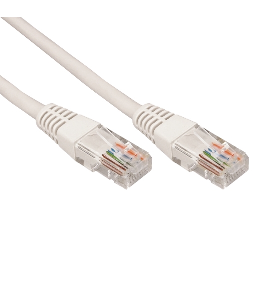 Патч-корд U/UTP, CAT 5e, RJ45-RJ45, 26AWG, ZH нг(А)-HF, серый, 0,5м Rexant