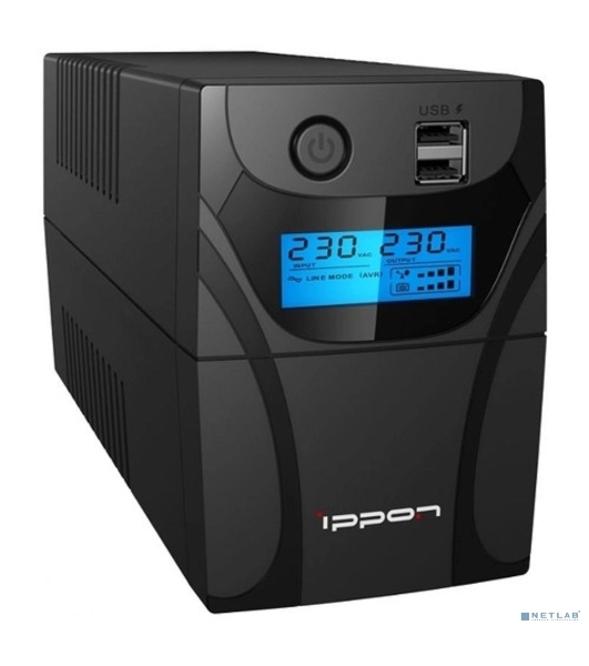 Источник бесперебойного питания Ippon Back Power Pro II 800 480Вт 800ВА черный