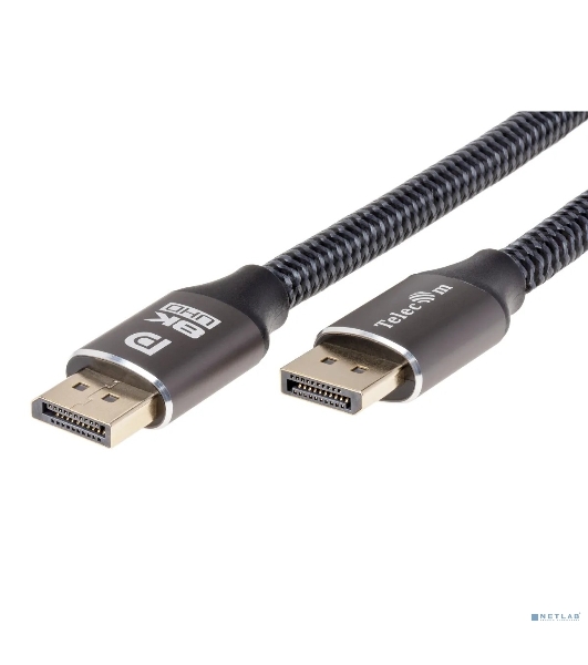 Кабель соединительный DP-DP 1.4V 8K@60Hz 1м, Telecom Pro TCG750-1M