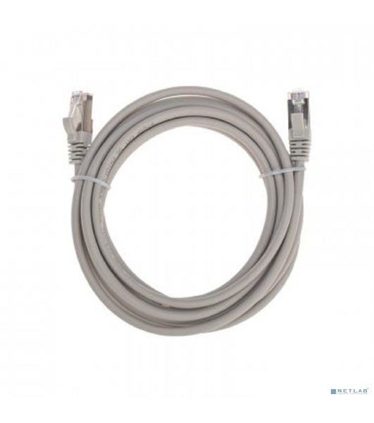 Патч-корд F/UTP Rexant cat.5e, RJ45-RJ45, 26AWG, ZH нг(А)-HF, серый, 3 м
