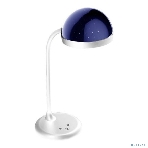 Светильник настольный KD-828 C01 LED 6.5Вт 230В 360лм сенс.рег.ярк .CCT RGb-ночник 'Звездн. небо' бел. Camelion 13006, фото 1