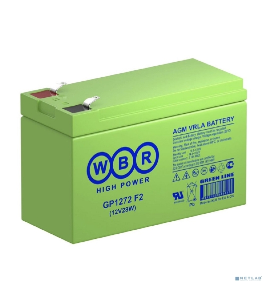Батарея WBRGP1272 F2 (12V28W) 12В 7.2А.ч