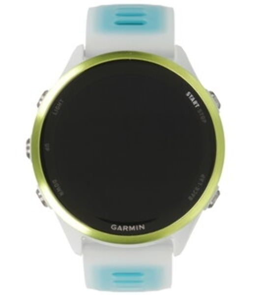 Умные часы Garmin Forerunner 970, 1.4' AMOLED, Wi-Fi, Bluetooth, NFC, 50м, белый / желтый / бирюзовый