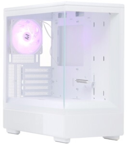 Компьютерный корпус ZALMAN P10, MATX, белый, WINDOW, 2x3.5', 3x2.5', 1xUSB TYPE-C, 1xUSB 3.0, REAR 1x120мм ARGb