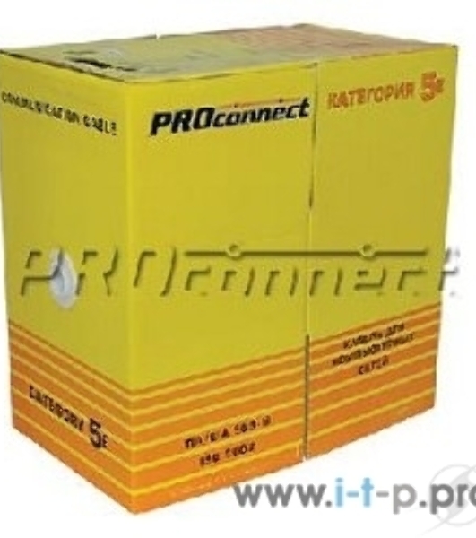 Кабель PROconnect Кабель FTP cat.5e 4 пары (305м) 0.51 мм CCA