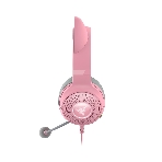 Гарнитура Razer Kraken Kitty V2 Quartz розовый, проводная, USB, подсветка, фото3