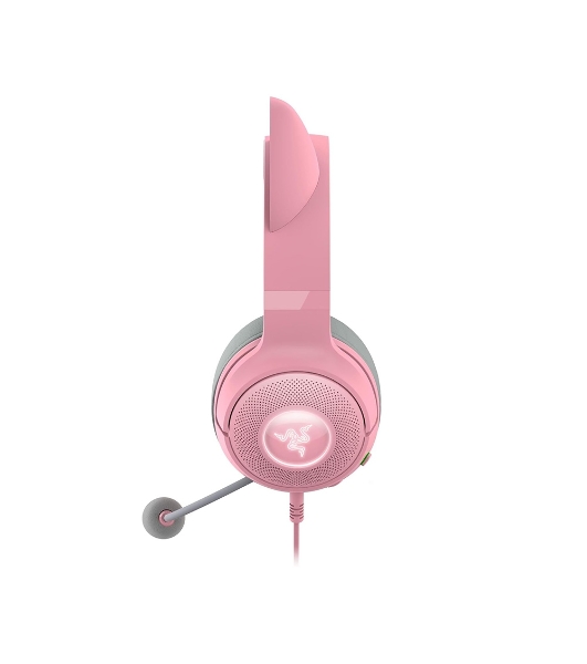 Гарнитура Razer Kraken Kitty V2 Quartz розовый, проводная, USB, подсветка