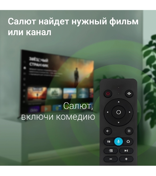 Телевизор Digma 43' DM-LED43UBB40 черный LED UHD 60Hz Салют ТВ