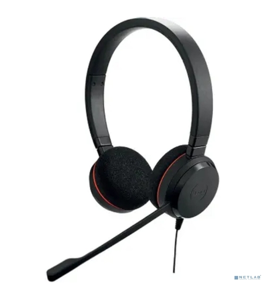 Гарнитура Jabra Evolve 20 MS Stereo USB чёрный, проводная