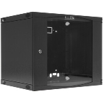Шкаф настенный Lanmaster Next TWT-CBWNG-9U-6X4-BK 9U 550x450 мм пер. дв. стекл съемные бок. пан. 60 кг черный, фото4