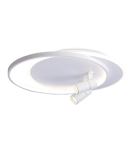 Светильник Ambrella light FL51391/1+2 WH белый 3000K-6400K 65W 560*480*120 (ПДУ РАДИО 2.4G)