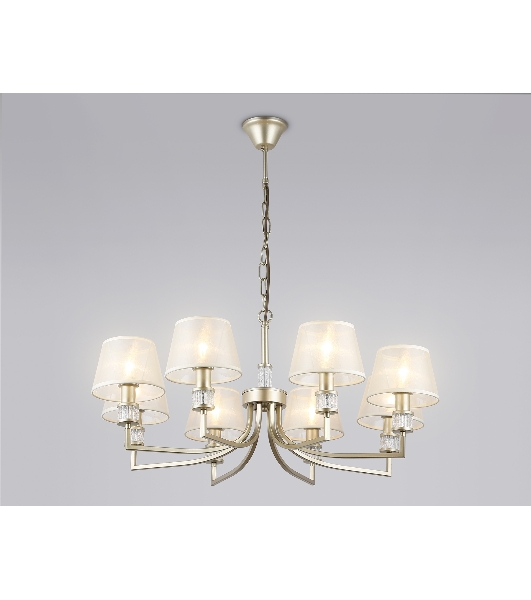Люстра Ambrella light LH71217/8 CGD золото E14/8 max 40W D790*750