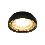 Светильник Ambrella light TN348 SBK/TI черный песок/янтарь GU5.3 D85*45, фото6