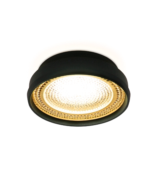 Светильник Ambrella light TN348 SBK/TI черный песок/янтарь GU5.3 D85*45