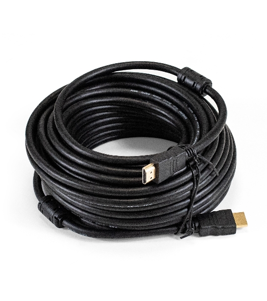 Кабель HDMI ExeGate EX-CC-HDMI-15.0F (19M/19M, 15м, v1.4b, ферритовые кольца, позолоченные контакты)