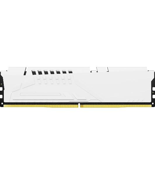 Оперативная память Kingston Fury Beast, DDR5, 16Gb (1x16GB), 5600MHz, CL40, DIMM, радиатор, белый