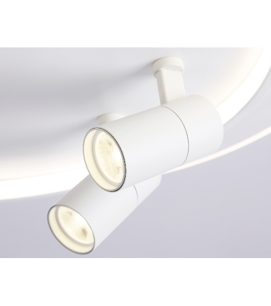 Светильник Ambrella light FL51391/1+2 WH белый 3000K-6400K 65W 560*480*120 (ПДУ РАДИО 2.4G)
