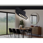 Трековый однофазный светодиодный светильник Ambrella light GL6813 BK черный LED 6W 3000K 24° 115*22*87, фото8