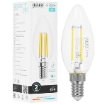 Лампа светодиодная филаментная Gauss Filament 10Вт цок.: E14 свеча св. свеч. бел. теп. (упак.: 10 шт), фото13