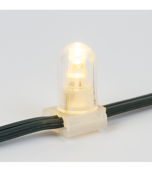 Гирлянда Neon-night LED Clip Light 12V шаг 150 мм, цвет диодов теплый белый, Flashing (белый)