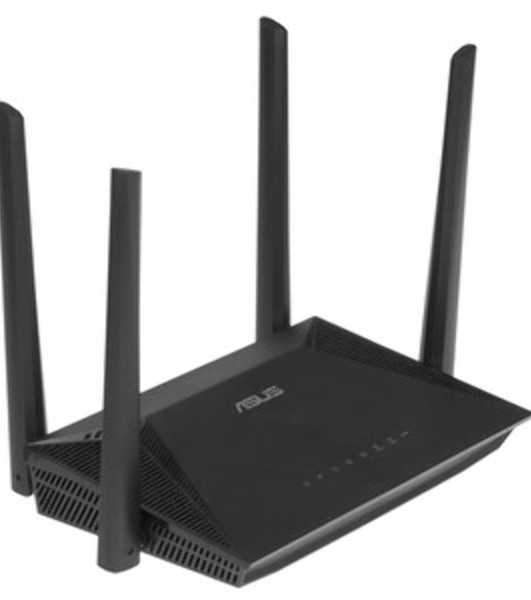 Роутер беспроводной Asus RT-AX52 AX1800 10/100/1000BASE-TX черный