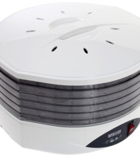 Сушилка для овощей и фруктов Mystery MDH-322 белый 250W