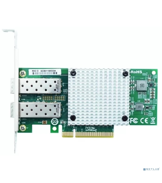Сетевой адаптер PCIE 10Gb FIBER 2SFP+ LREC9812BF-2SFP+ LR-LINK