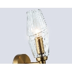 Настенный светильник Ambrella light LH55204 BS/CL латунь/прозрачный E14 max 40W 150*80*280, фото4