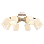 Светильник Ambrella light TR9522/8 WH/GD/FR белый/золото/белый матовый E27*8 max 40W D790*260, фото8