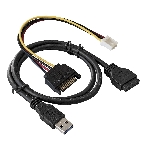 Планка USB на переднюю панель ExeGate EX289290RUS U5H-625, 5,25', 4*USB3.0, черная, металл, подсоед. к MB, фото3