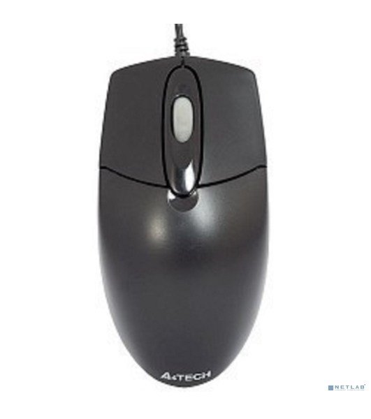 Мышь проводная A4Tech OP-720 черный, 1000 dpi, PS/2, кнопки - 3